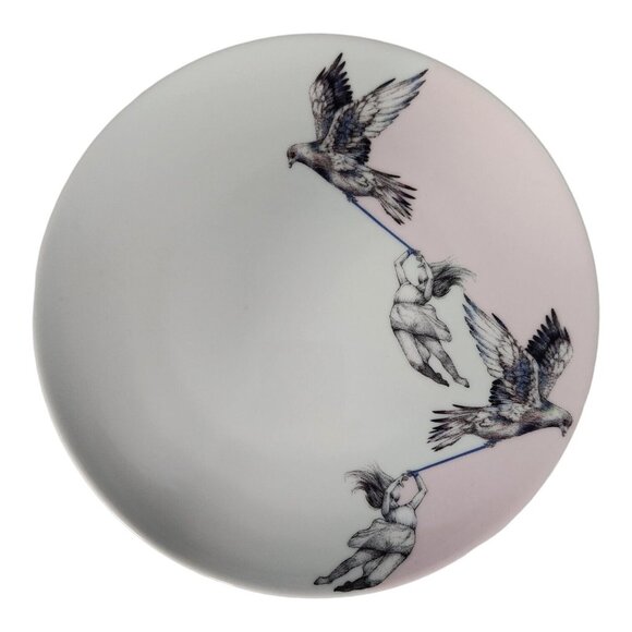 Set of 4 Ikea Side Plates Stunsig Girl Frédérique Vernillet Limited Edition 2017 - Picture 8 of 10